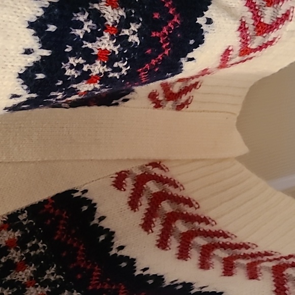 ST. JOHN'S BAY WOMENS PLUS SIZE RED, WHITE AND BLUE STRIPED 3X OPEN CARDIGAN - Picture 8 of 11